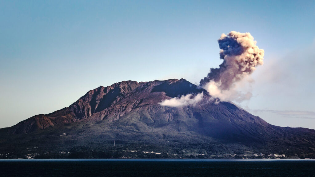 sakurajima volcano kagoshima japan